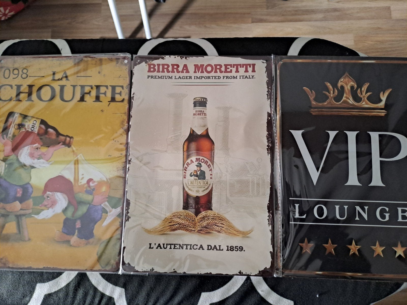 metalen bord van Hertog Jan, Flügel, Heineken of Brand bier, Huis en Inrichting, Metaal, 20 cm, Nieuw, Ophalen of Verzenden