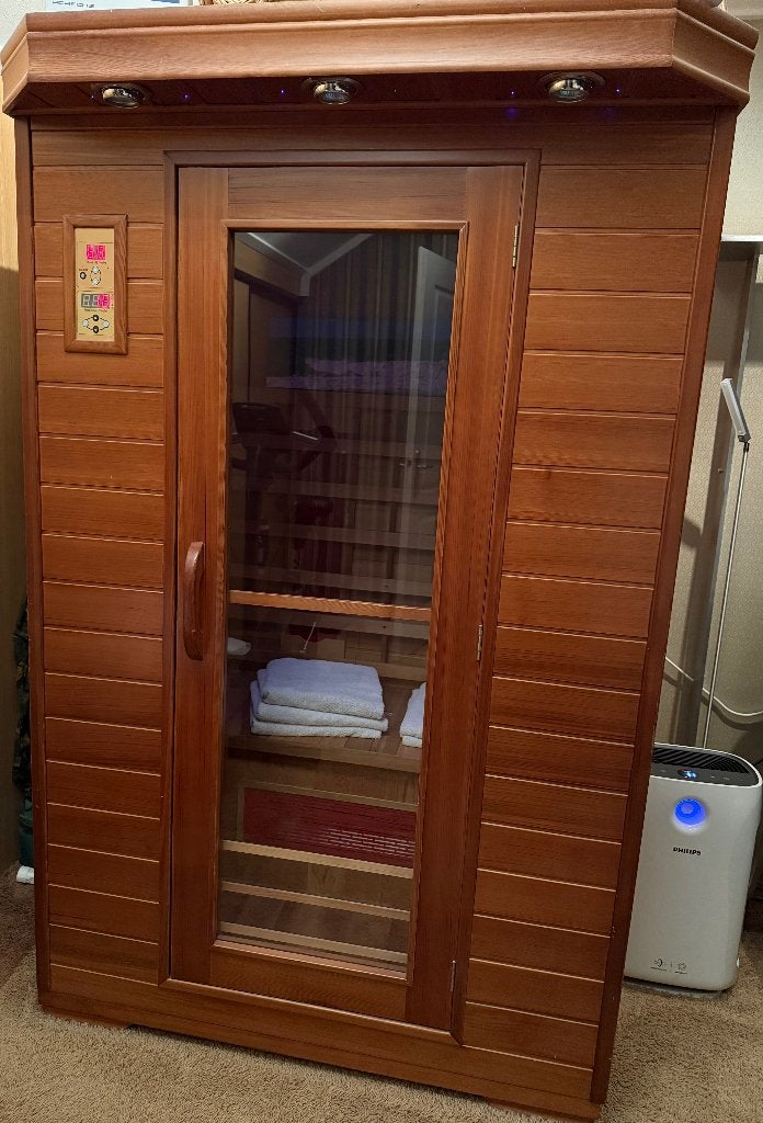 Infrarood Sauna Alle Opties geheel als Nieuw, Ophalen, Zo goed als nieuw, Infrarood, Complete sauna