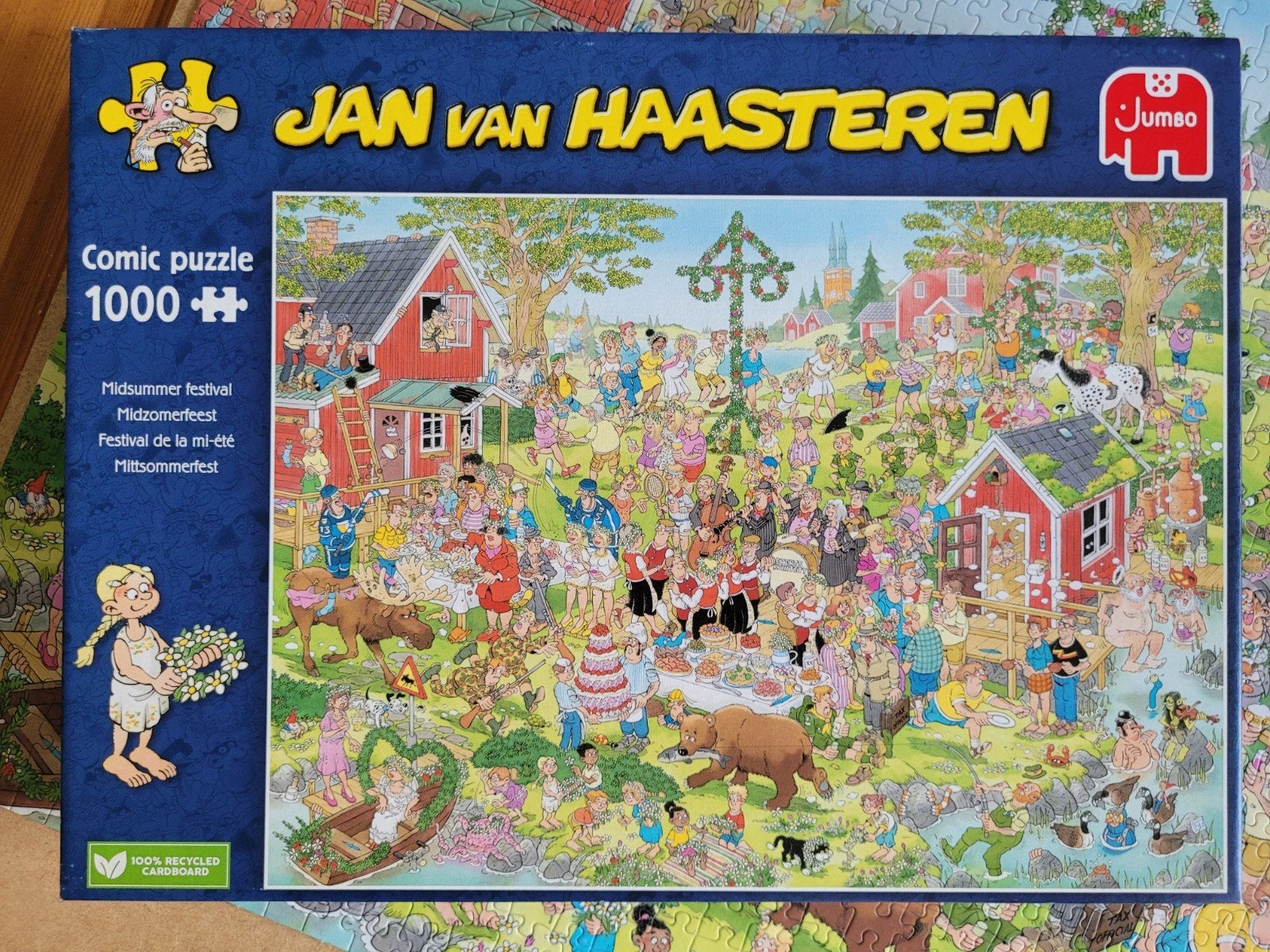 Midsummer festival Jan van Haasteren, Ophalen of Verzenden, 500 t/m 1500 stukjes, Zo goed als nieuw, Legpuzzel