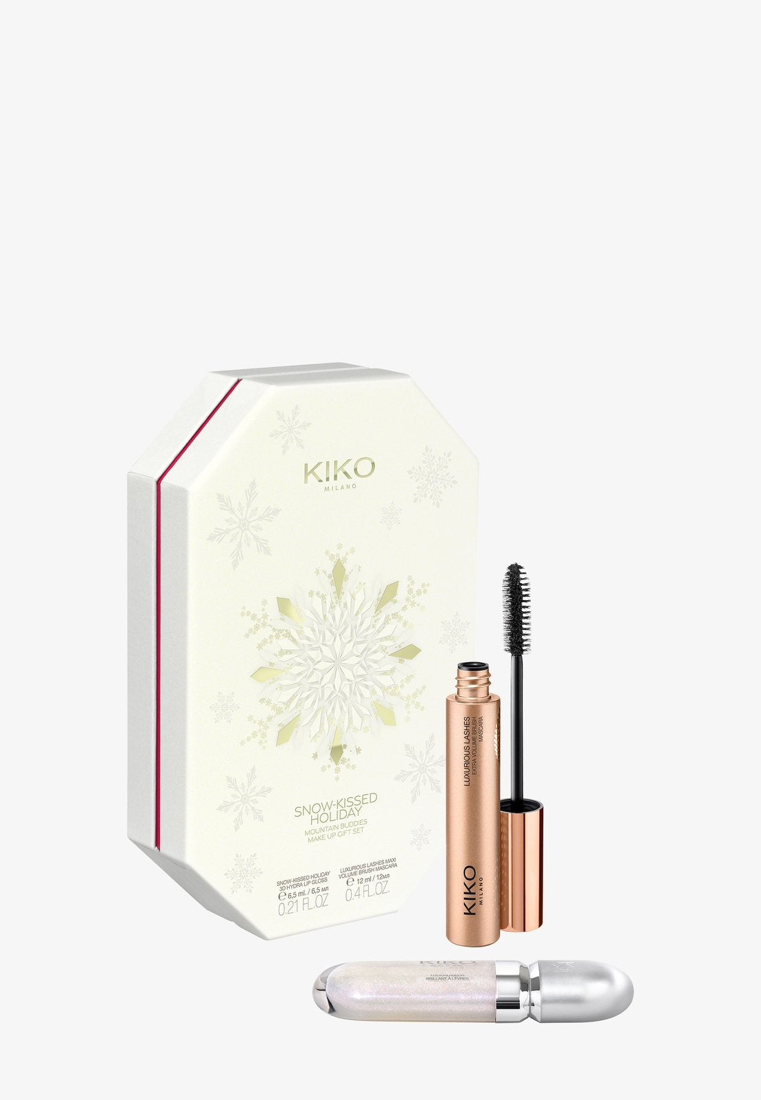 Kiko milano make up setje mascara/lipgloss !nieuw!, Ophalen of Verzenden, Nieuw, Gehele gezicht