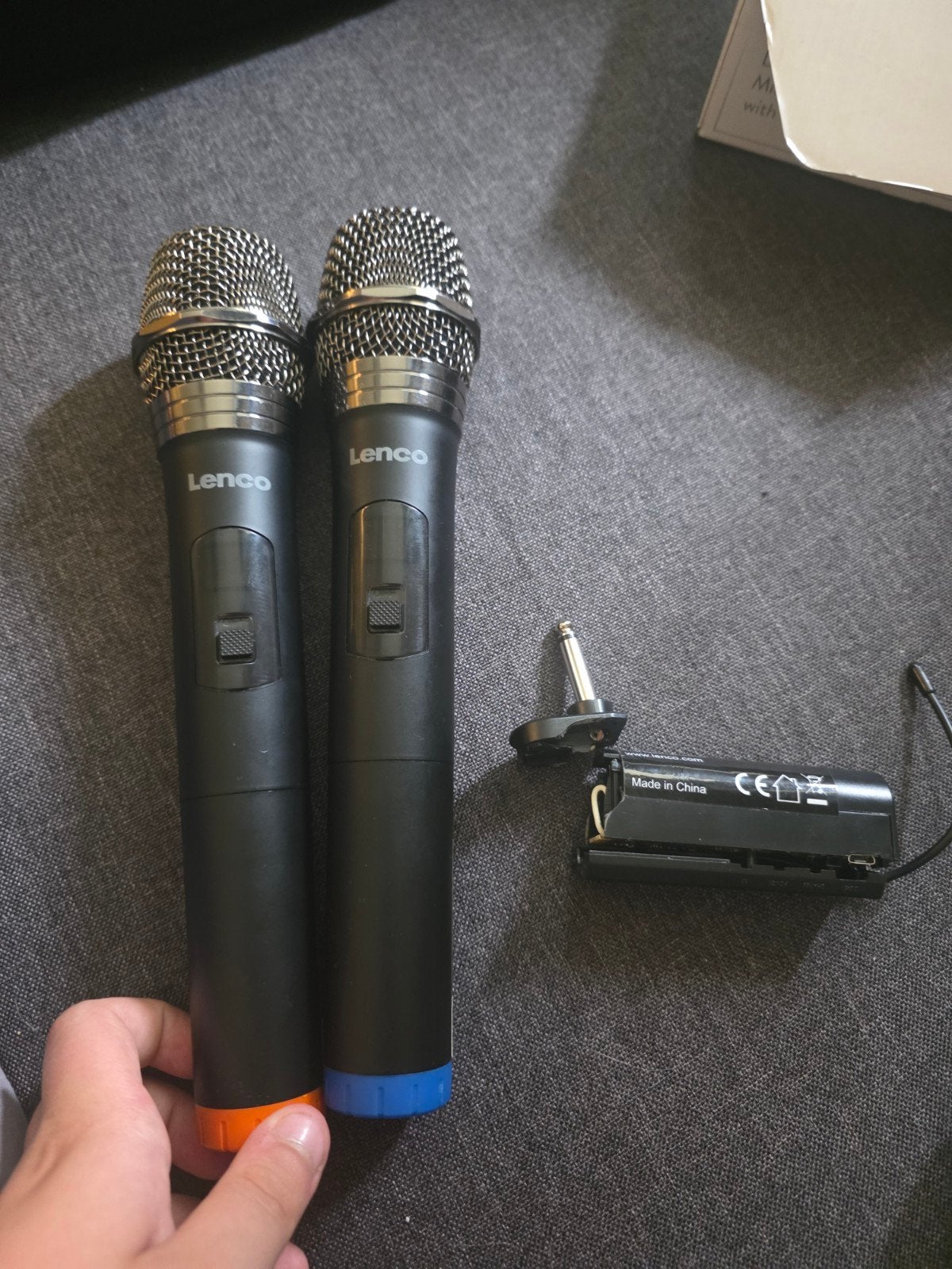 Lenco microphone 2 stuks, Muziek en Instrumenten, Ophalen, Gebruikt, Overige typen
