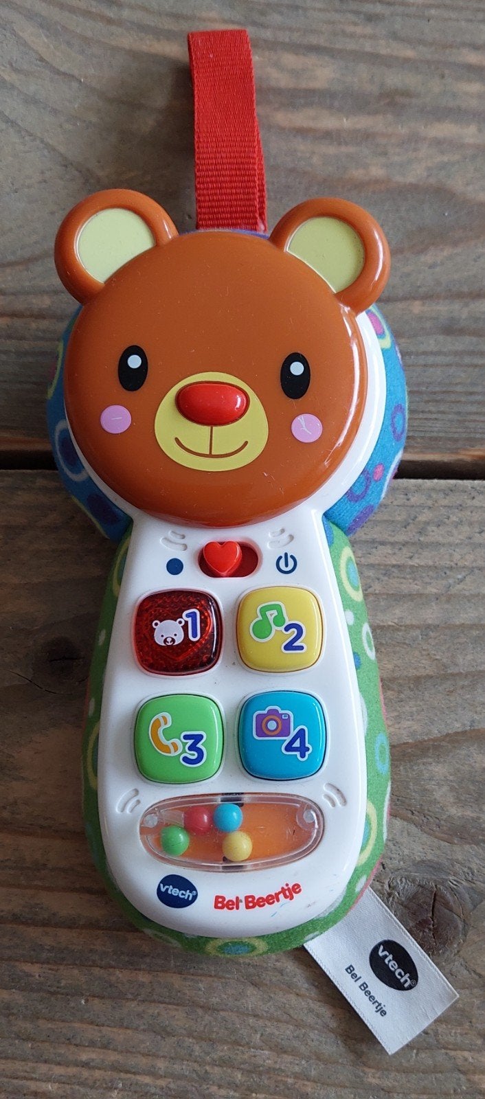 VTech Bel Beertje - Interactieve Baby Telefoon, Ophalen of Verzenden, Gebruikt, Overige typen, Met geluid
