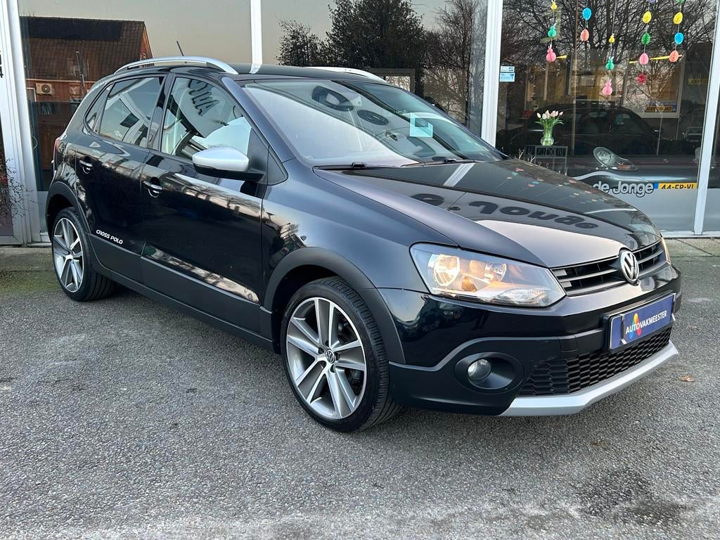 Volkswagen Polo Cross Polo 1.4 5drs (bj 2011), Auto's, Voorwielaandrijving, Gebruikt, 4 cilinders, Zwart