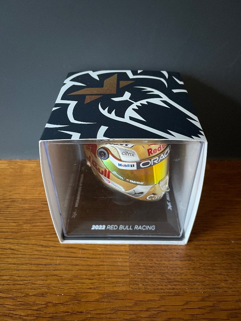 Max Verstappen Schubert Helm 1:4 World Champion 2022, Verzamelen, Ophalen of Verzenden, Nieuw, Formule 1
