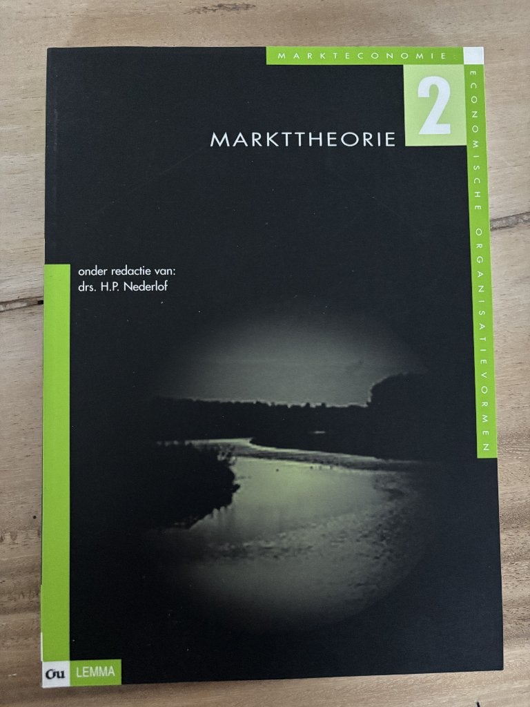 Markteconomie - studieboek, Niet van toepassing, H.P. Nederlof, Ophalen of Verzenden, Zo goed als nieuw
