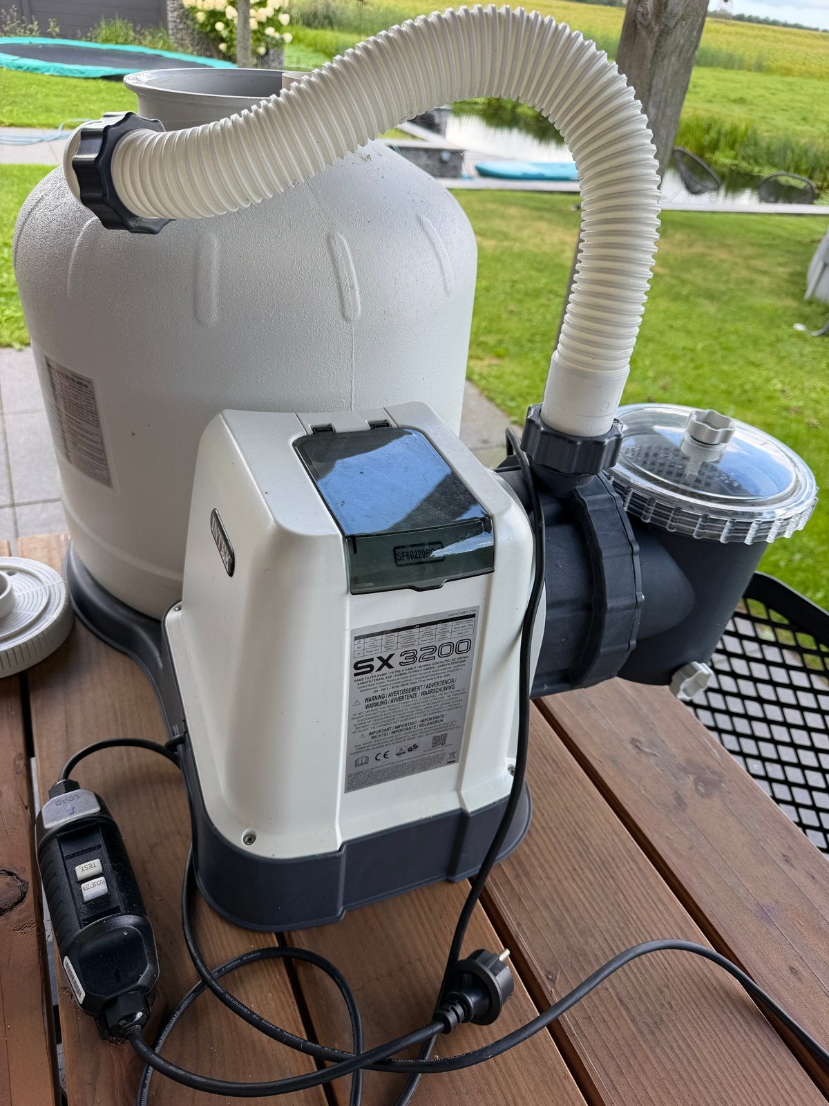 Intex Zandfilterpomp SX3200 - gebruikt., Ophalen, Gebruikt, Zwembadpomp