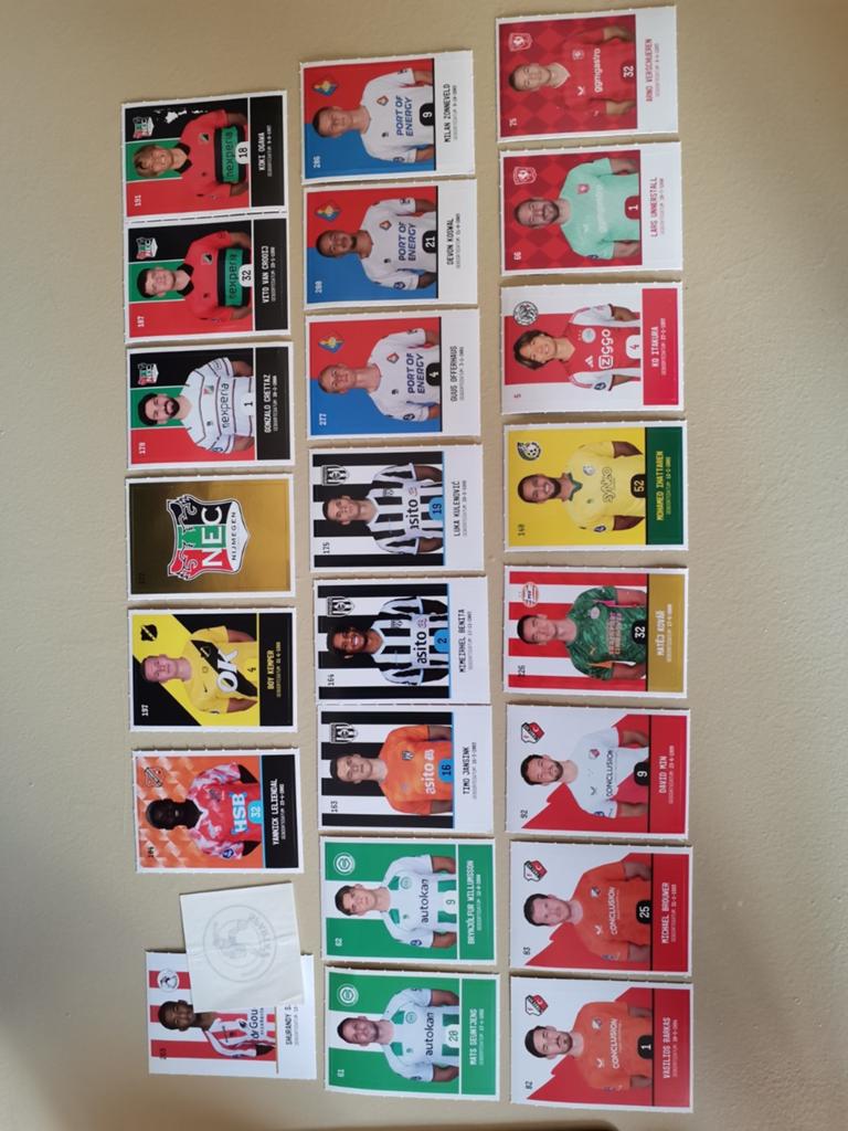 Voetbalplaatjes Plus, Ophalen of Verzenden, Poster, Plaatje of Sticker