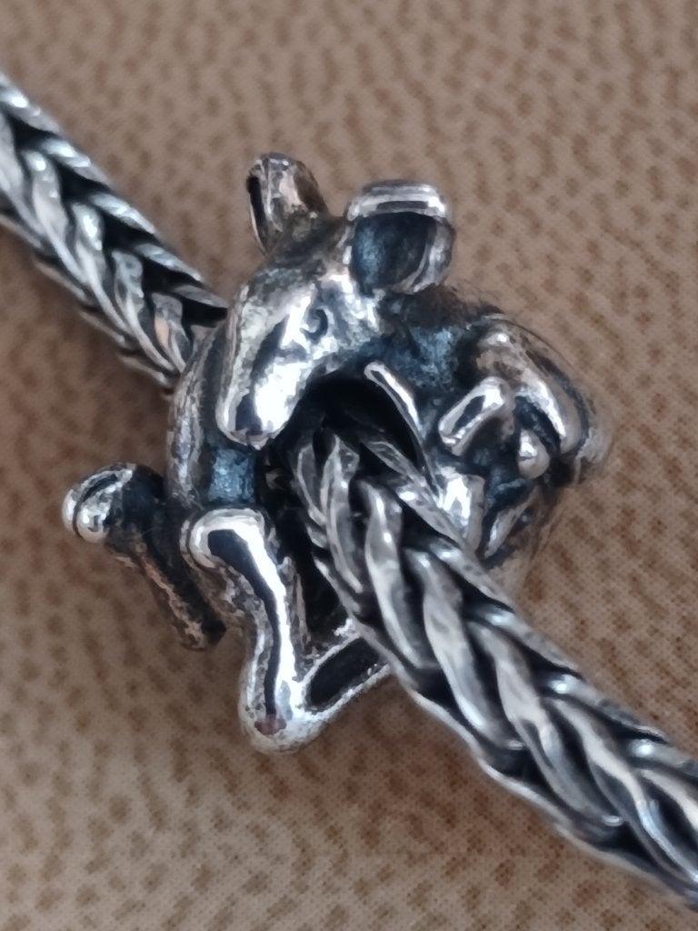 Trollbeads Kangoeroe met Joey World Tour Australie, Ophalen of Verzenden, Zo goed als nieuw, Trollbeads, 1 bedel