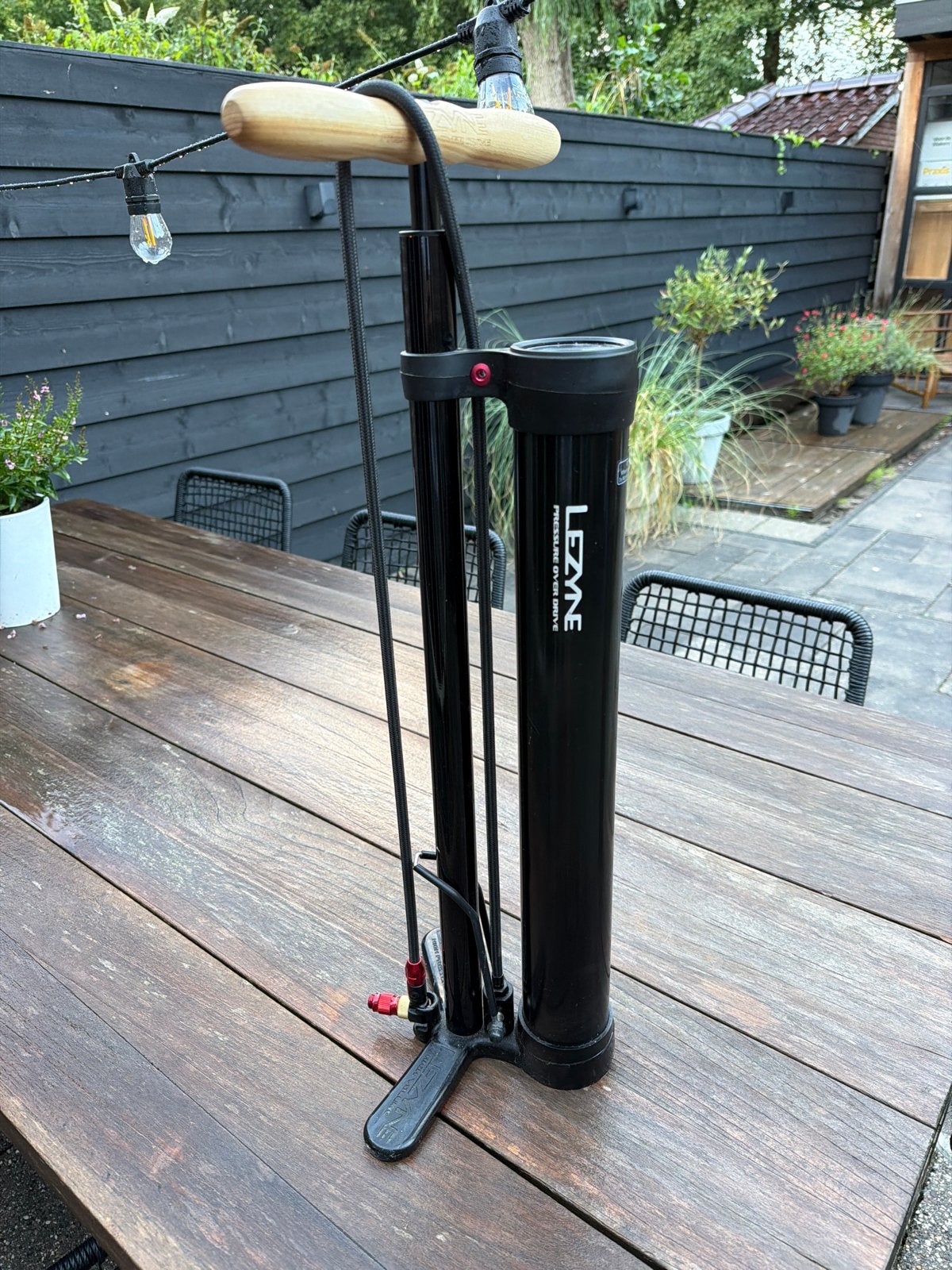 Lezyne fietspomp (boosterpomp) met drukmeter, Ophalen, Drukmeter, Zo goed als nieuw