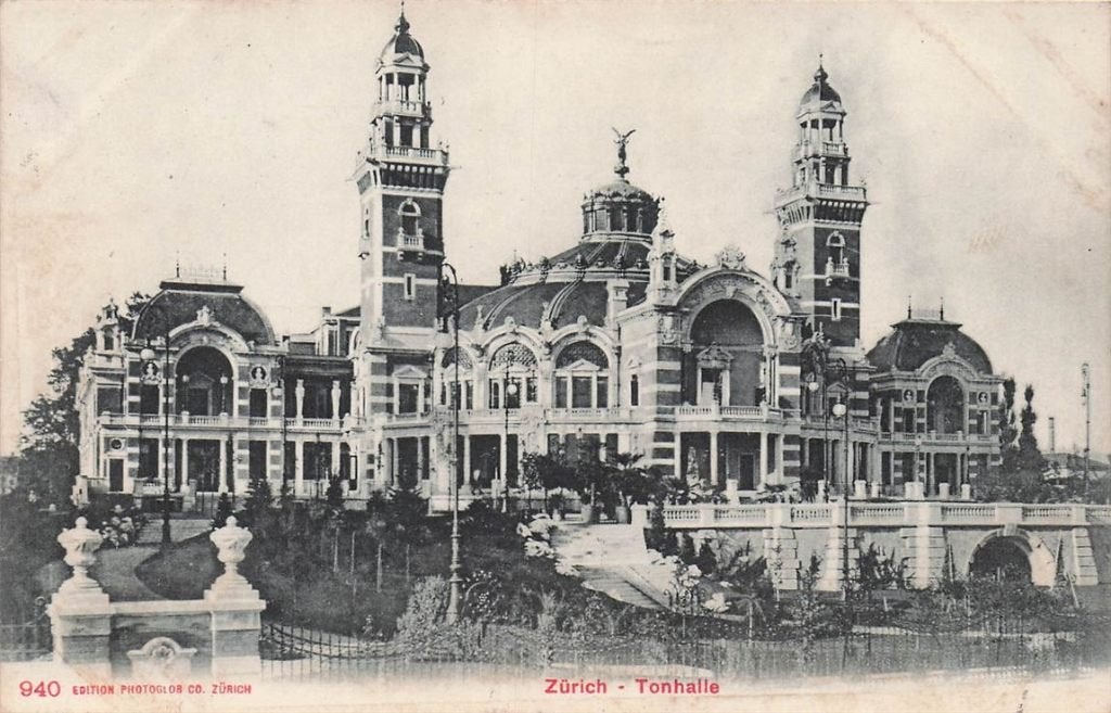 703-299-045 Zürich Tonhalle, Verzamelen, Ansichtkaarten | Buitenland, Verzenden, Voor 1920, Overig Europa