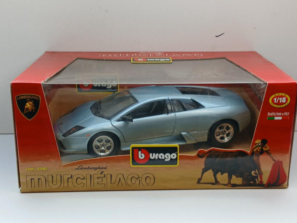 bburago 1/18  lamborghini murcilago, Ophalen of Verzenden, Zo goed als nieuw, Bburago