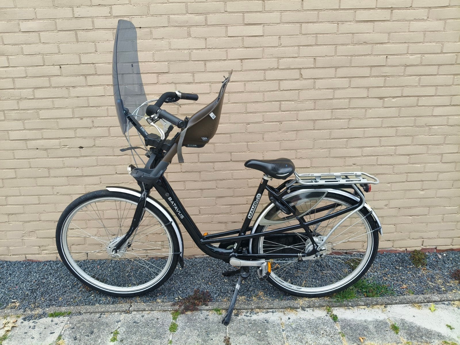 Batavus Mambo mama fiets, urban iki zitje., 2 zitjes, Batavus, Windscherm, 56 cm of meer