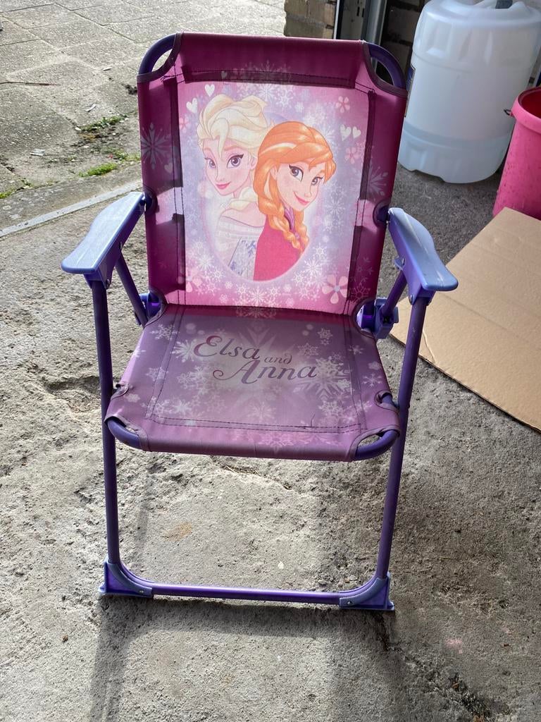Kinder stoeltje frozen, Kinderen en Baby's, Kinderkamer | Tafels en Stoelen, Ophalen, Gebruikt, Stoel(en)