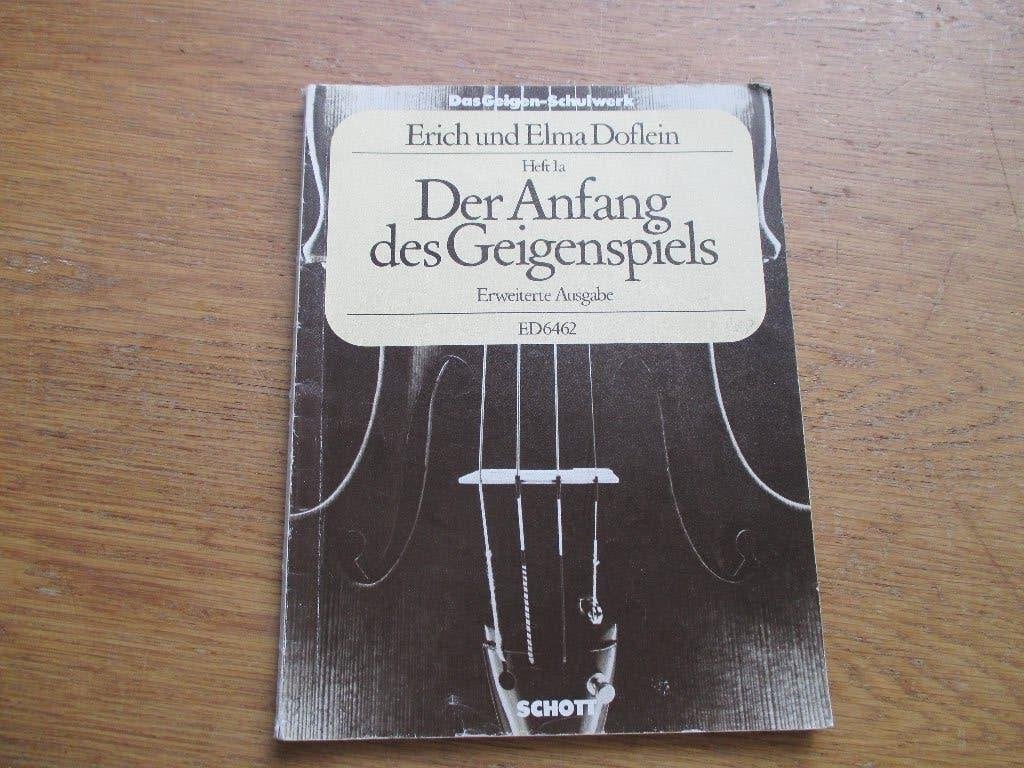Erich en Elma Doflein - Der Anfang des Geigenspiels - viool, Gebruikt, Klassiek, Les of Cursus, Ophalen of Verzenden