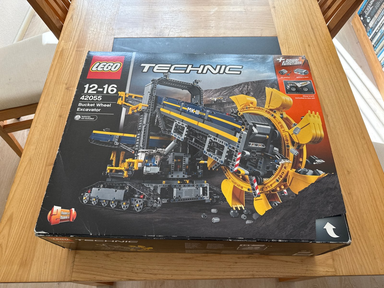 Lego Technic 42055 Bucket Wheel Graafmachine, Ophalen, Lego, Zo goed als nieuw, Complete set