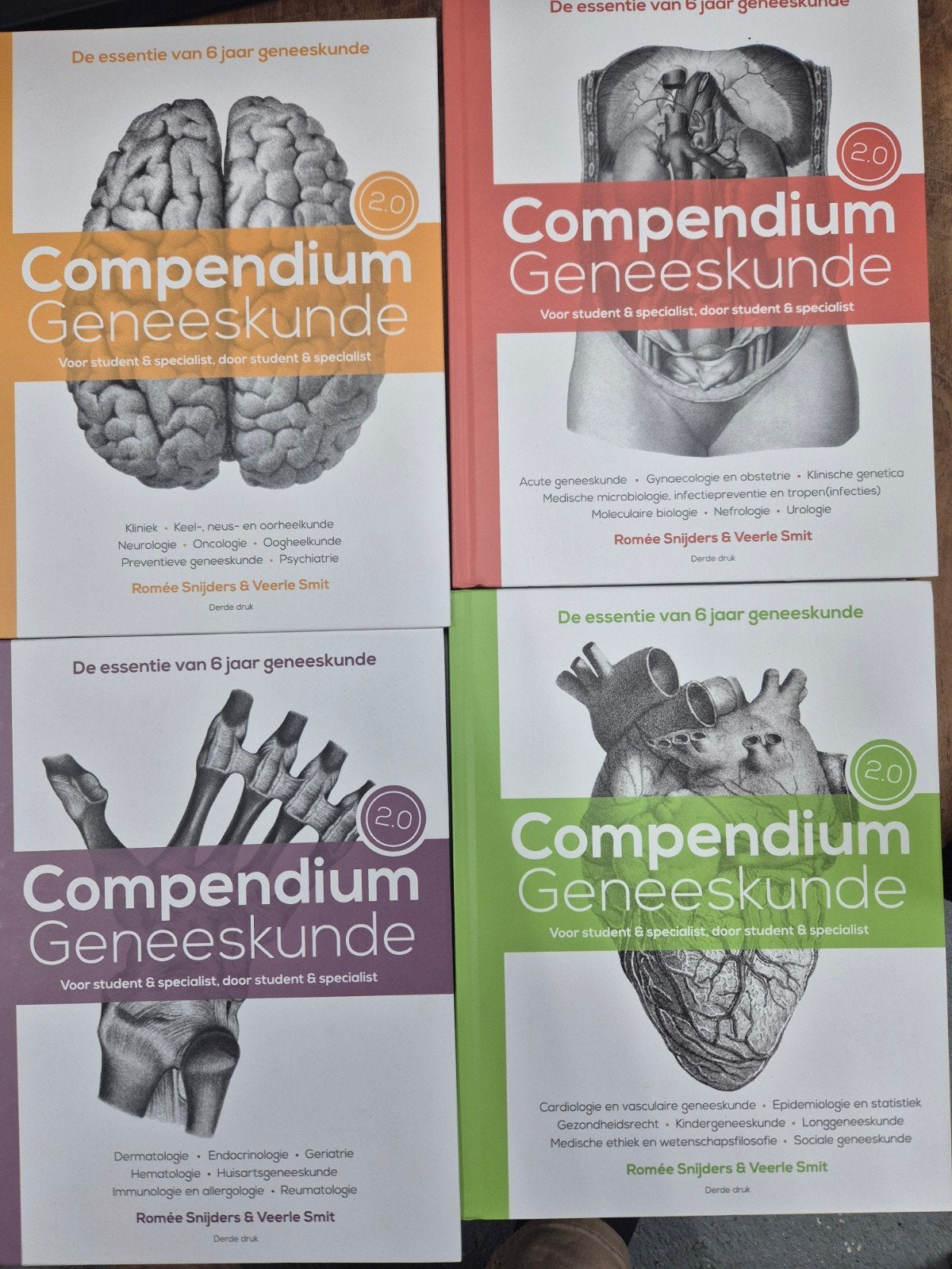 Compendium Geneeskunde 2.0 -  Set (4 delen), Boeken, Romée Snijders & Veerle Smit, Ophalen of Verzenden, Beta, WO