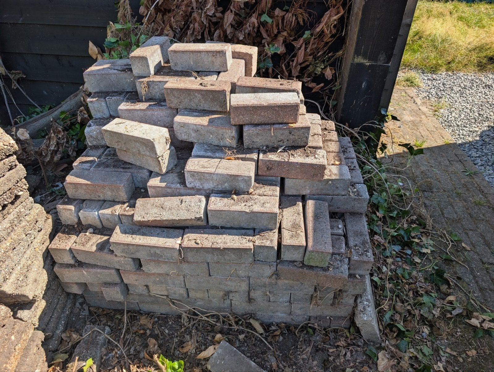 Betonnen stenen voor tuin of oprit, Ophalen, Gebruikt, Beton