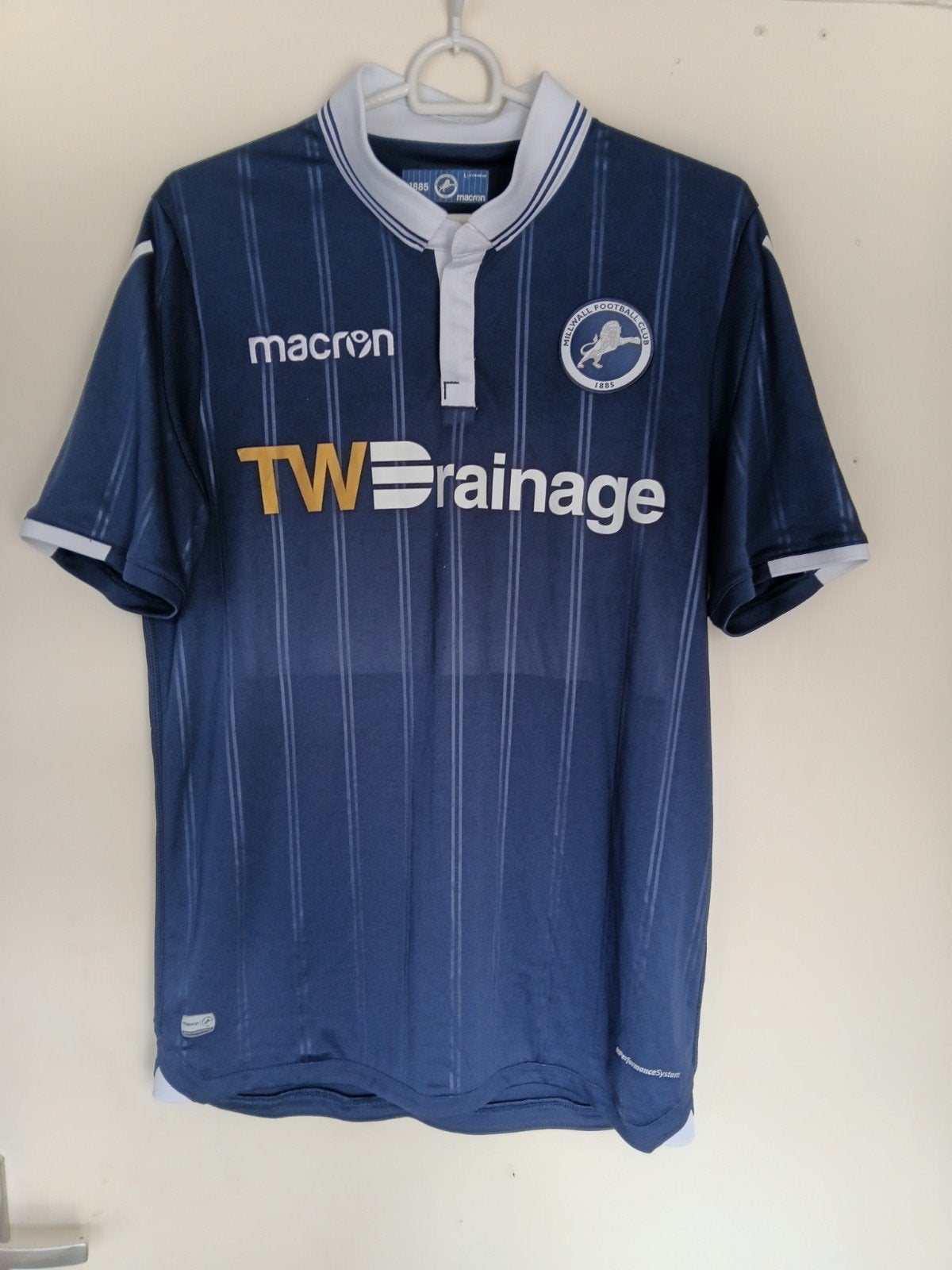 Origineel thuisshirt Millwall L, Ophalen of Verzenden, Zo goed als nieuw, Shirt