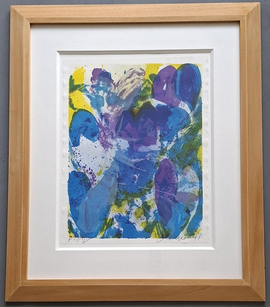 Jan Cremer –ingelijste gesigneerde litho, Ophalen