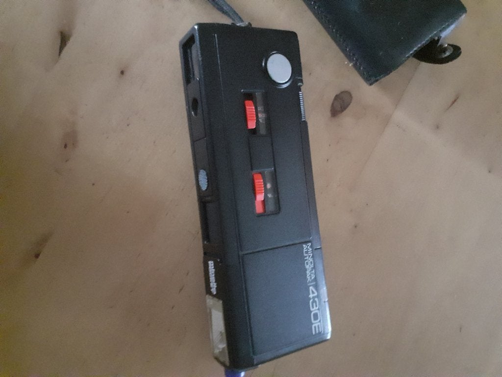 MinoltaxAutopak 430 E pocketcamera, Ophalen of Verzenden, Zo goed als nieuw, Compact, Minolta