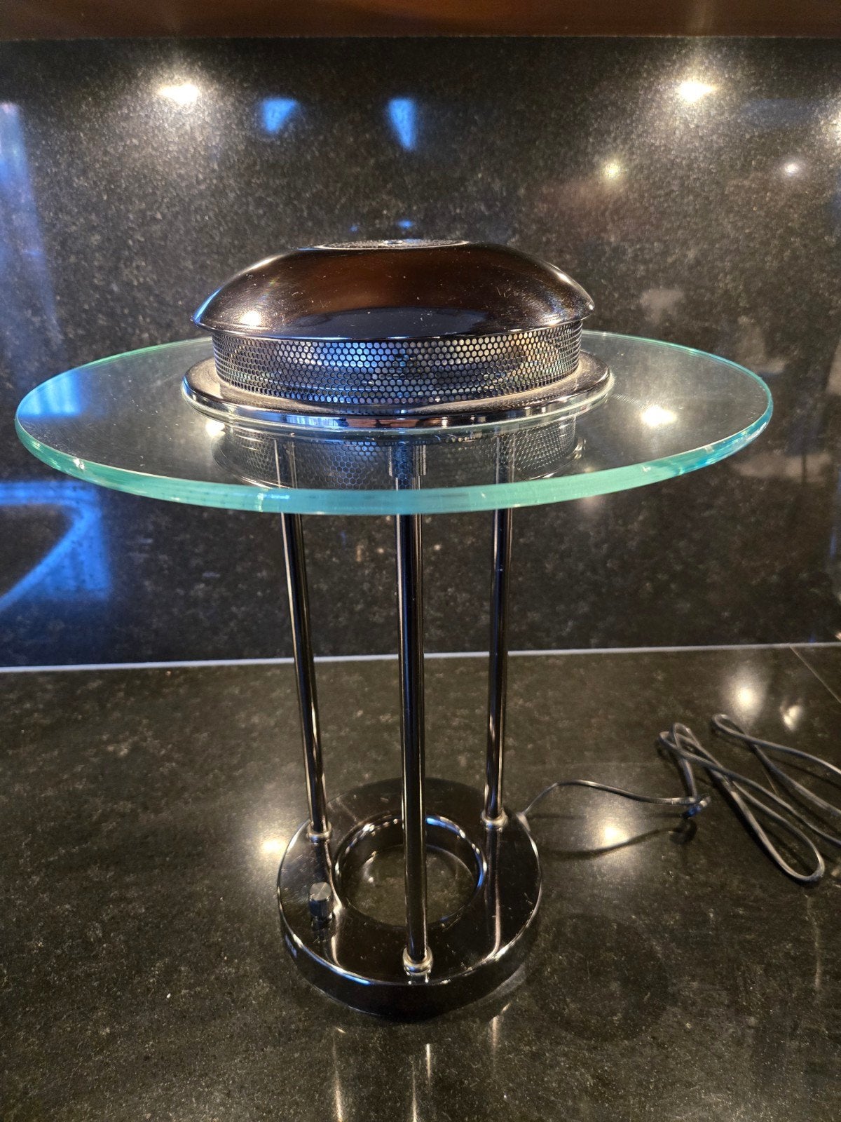 Saturnus -tafellamp met schakel/dim functie., Gebruikt, Overige merken, 47 cm, Dimbaar