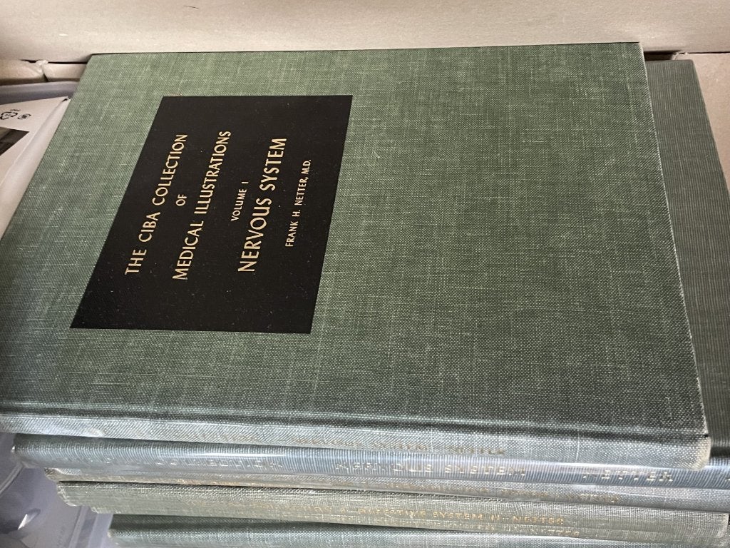 Ciba collection, volume 1 t/m 8 - Netter, Ophalen, Medisch, Complete serie, Frank H. Netter