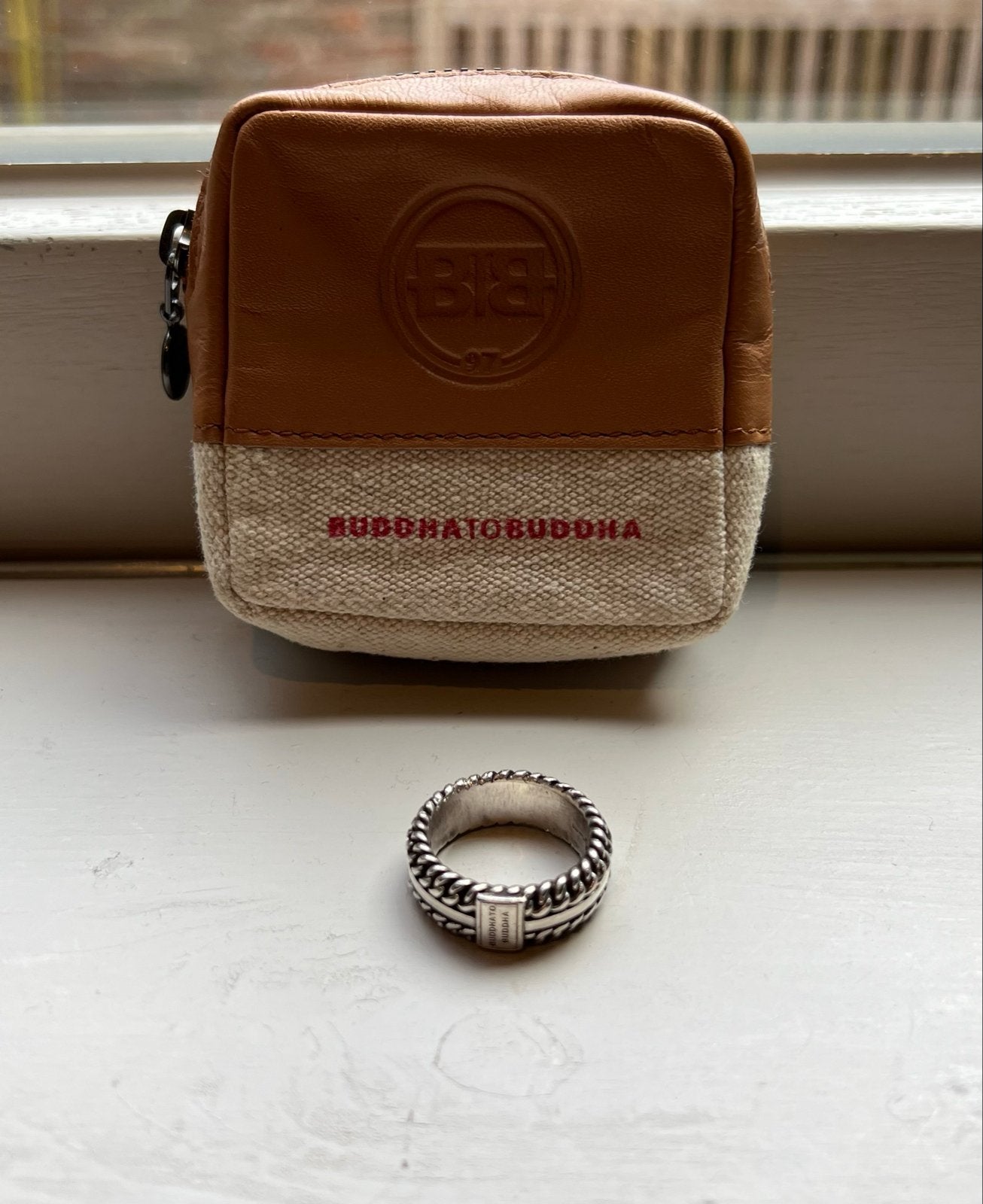 Buddha to Buddha Ring Zilver Maat 20, 20 of groter, Ophalen of Verzenden, Zo goed als nieuw, Dame of Heer