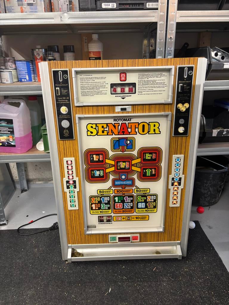 GRATIS OPHALEN Rotomat  gokkast - Vintage speelautomaat, Verzamelen, Automaten | Gokkasten en Fruitautomaten, Gebruikt, Overige munten