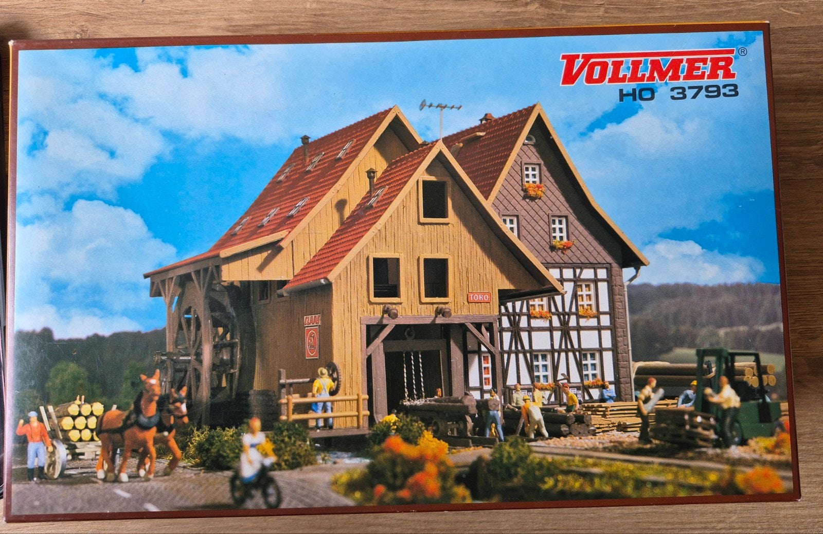 Vollmer 3793 - Zaagmolen (Nieuw!!), Overige merken, Gelijkstroom of Wisselstroom, Brug, Tunnel of Gebouw, Nieuw