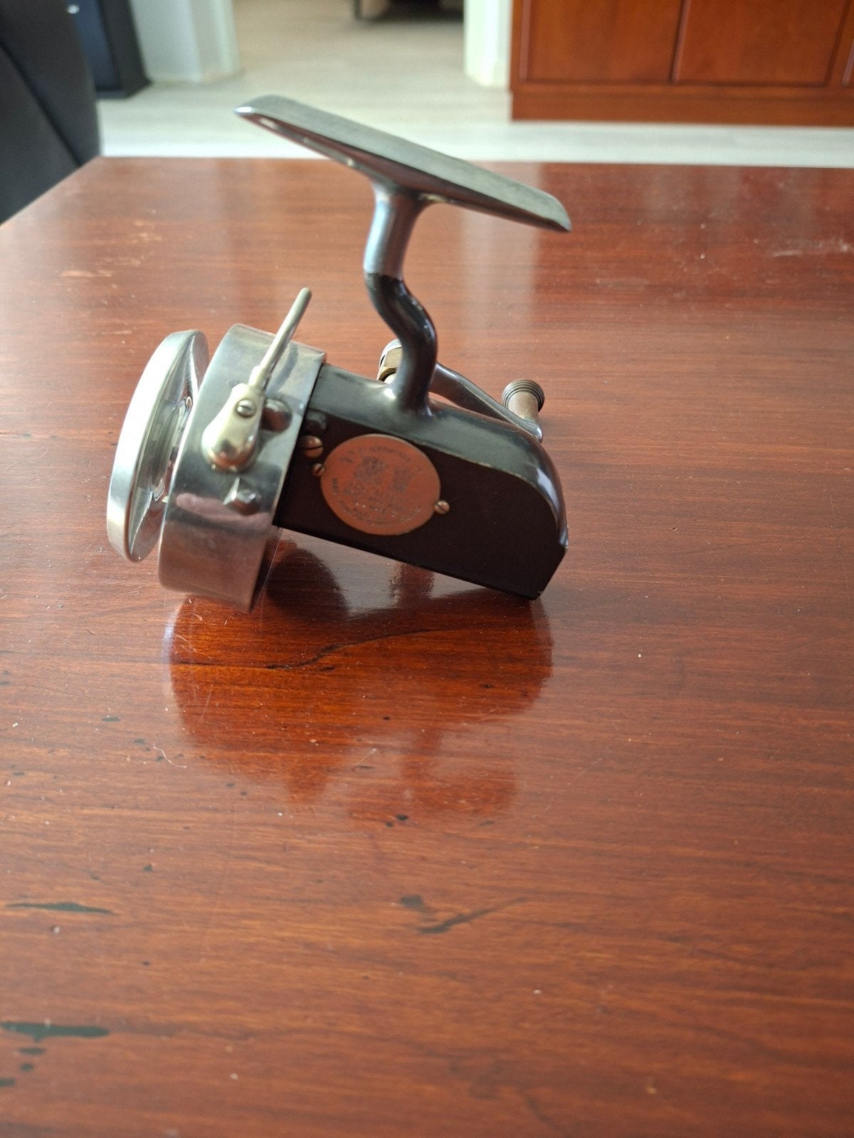 Hardy  de Altex mark 2, oldschool vismolen - Werkt als nieuw, Ophalen of Verzenden, Molen