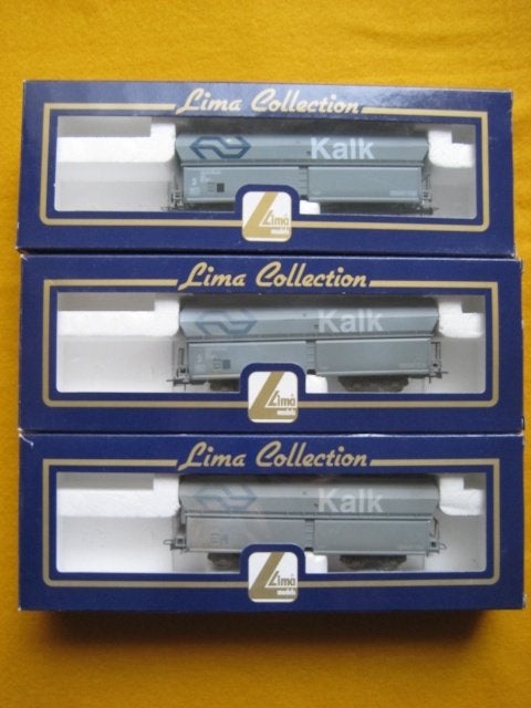 Kalksteen zelflosser NS wagon Lima H0 HO, Gelijkstroom, Wagon, Ophalen of Verzenden, Lima