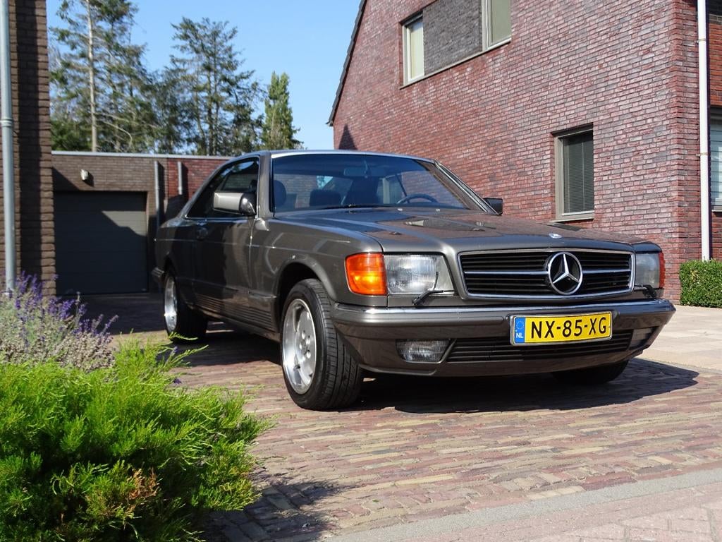 Mercedes-Benz S-Klasse 3.8 380 SEC AUT 1985 NL-Auto, Auto's, Automaat, Zilver of Grijs, 1572 kg, Coupé