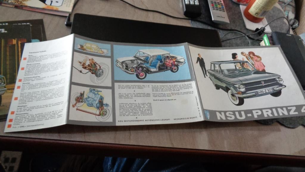 Folder  NSU - PRINZ  4, Verzenden, Gelezen, Overige merken