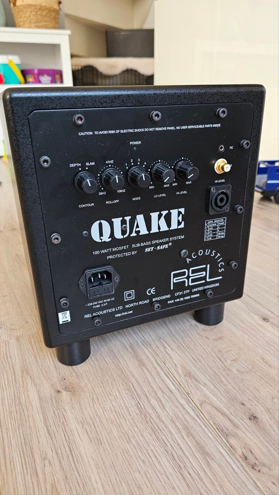 REL Acoustics Quake 2 / 23hz  Subwoofer - Krachtige Bass, Overige merken, Subwoofer, Ophalen of Verzenden, Zo goed als nieuw