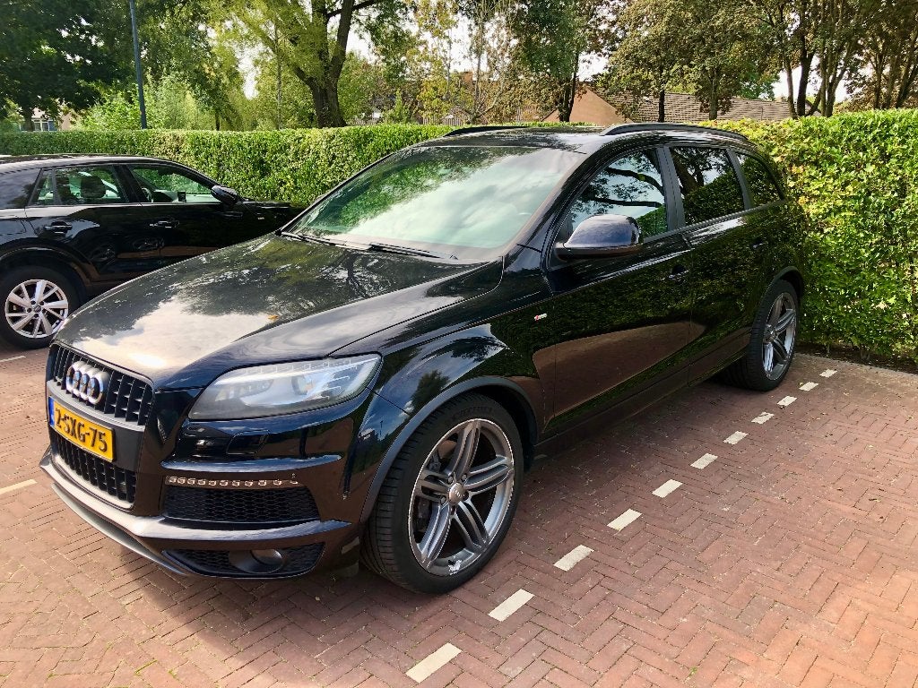 Audi Q7 3.0 TDI 180KW Quattro Tiptr. 2012 Zwart, Automaat, Dealer onderhouden, Zwart, 2245 kg