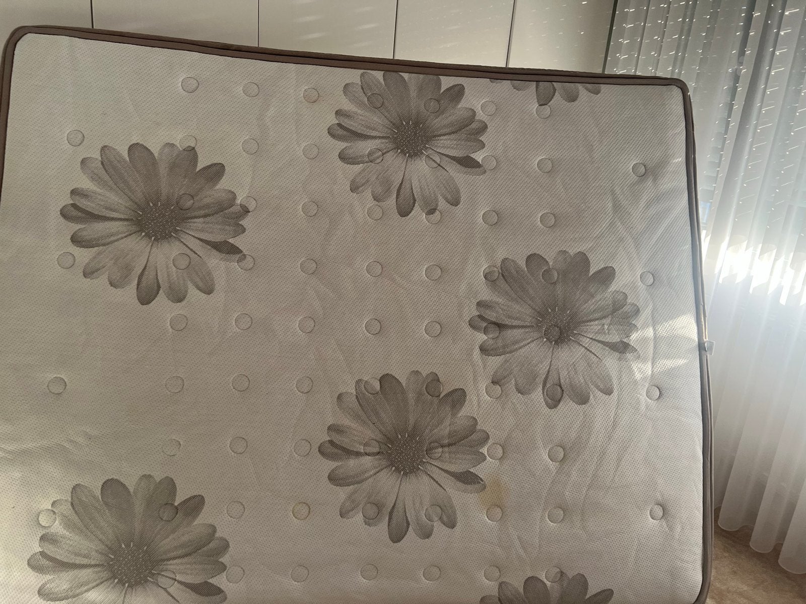Yatas Matras 160x200 2 persoons met topper, Ophalen, Gebruikt, 90 cm, Tweepersoons