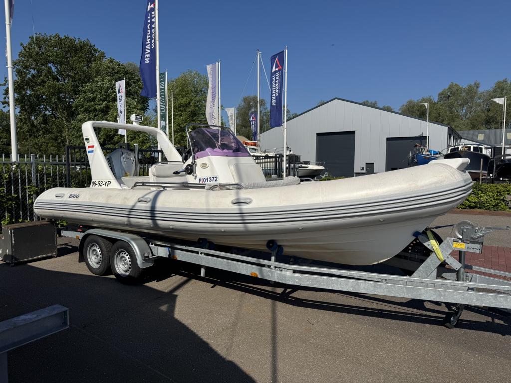 Brig Eagle 645 rubberboot Rib met 225 pk en trailer, Watersport en Boten, Info@wehmeyer.nl, Gebruikt, Brig, Brig Eagle Rib rubberboot boot