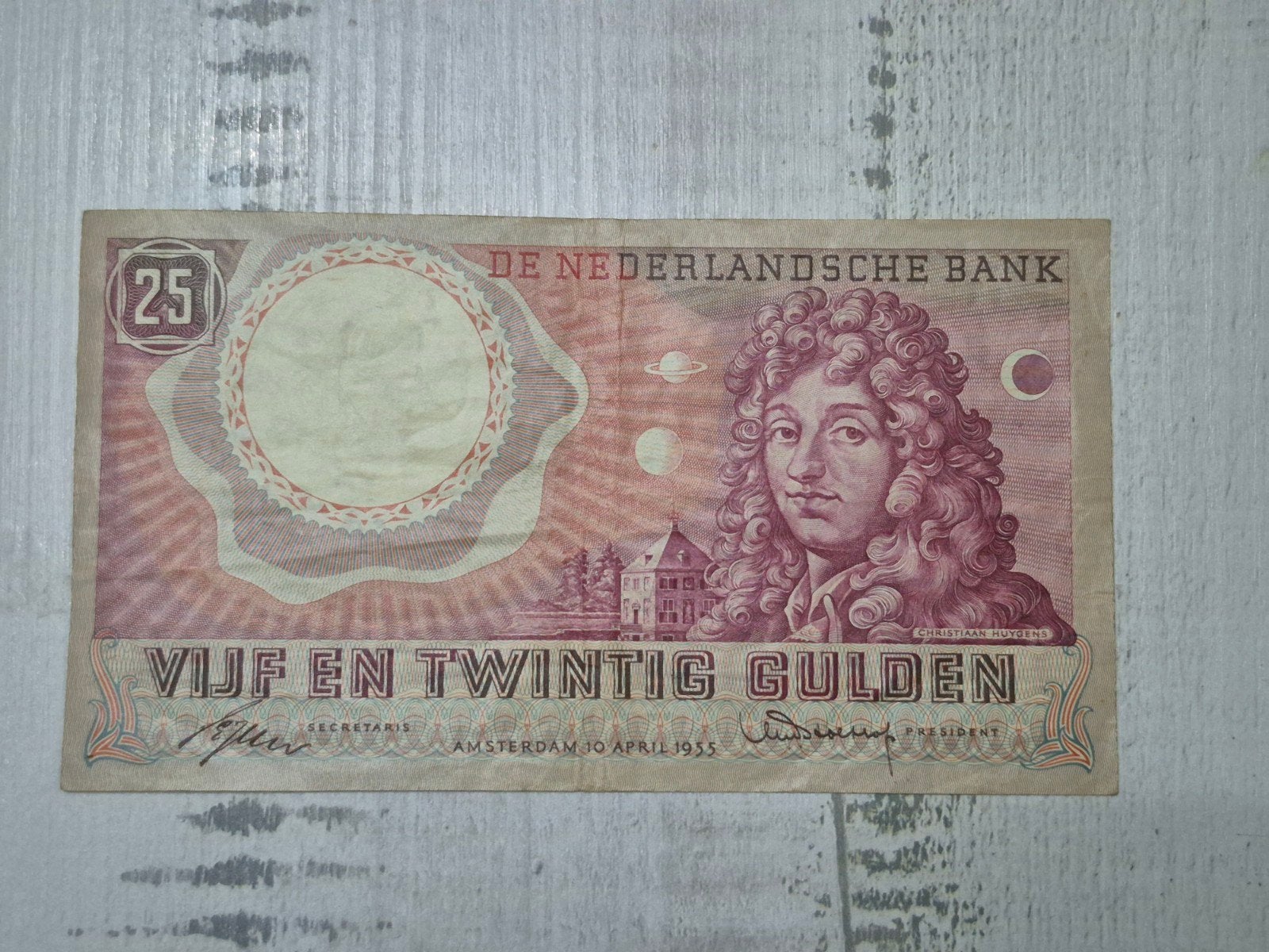 Nederland 25 Gulden biljet 1955, Ophalen of Verzenden, 25 gulden