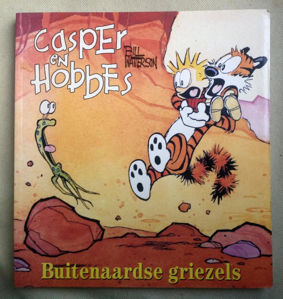Casper en Hobbes Buitenaardse griezels  Bill Watterson, Boeken, Eén stripboek, Verzenden, Gelezen, Bill Watterson