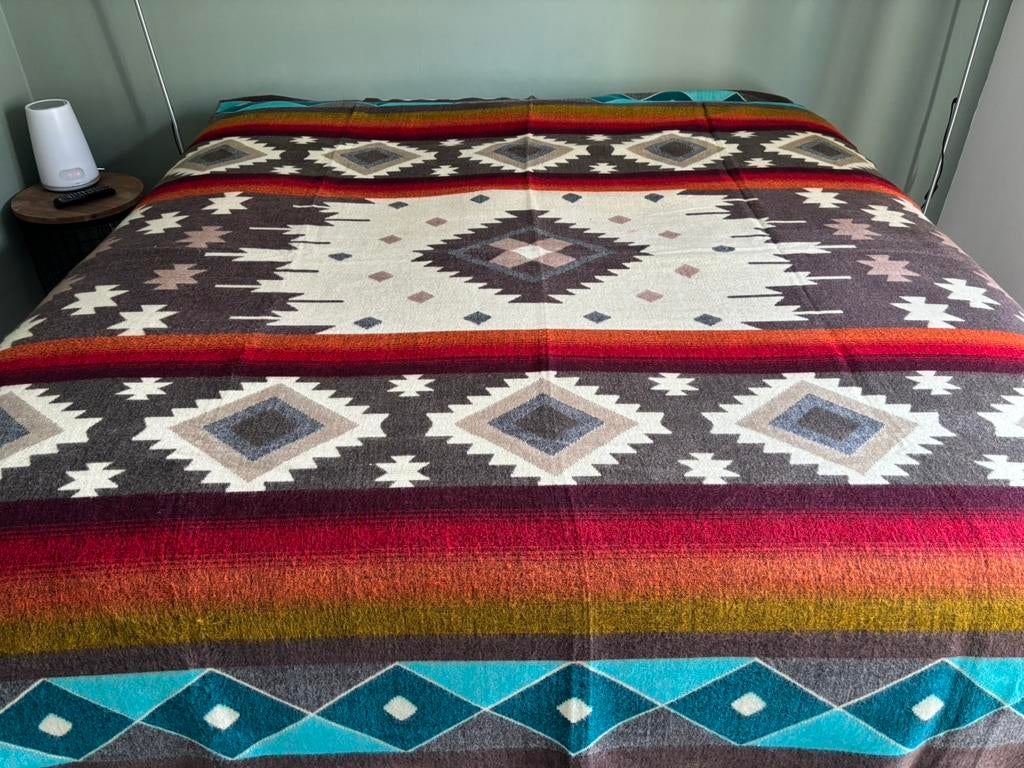 NIEUW! Alpaca wol terra kleur plaid sprei deken kleed ruit, Huis en Inrichting, Woonaccessoires | Plaids en Woondekens, Ophalen of Verzenden