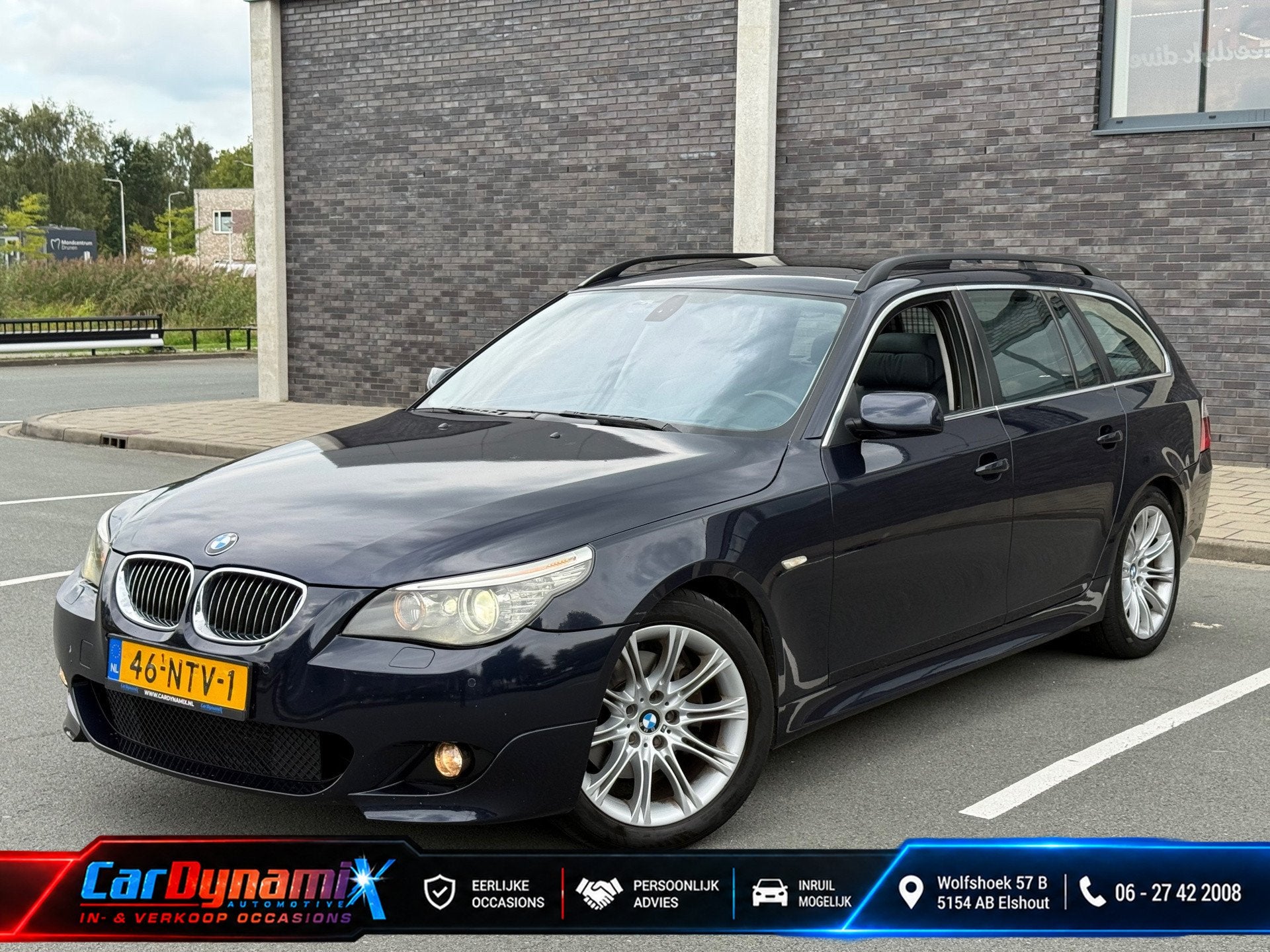 BMW 5-serie Touring 530d LCI | M-Pakket | Pano | HUD | M57 |, Automaat, Gebruikt, 2000 kg, Blauw