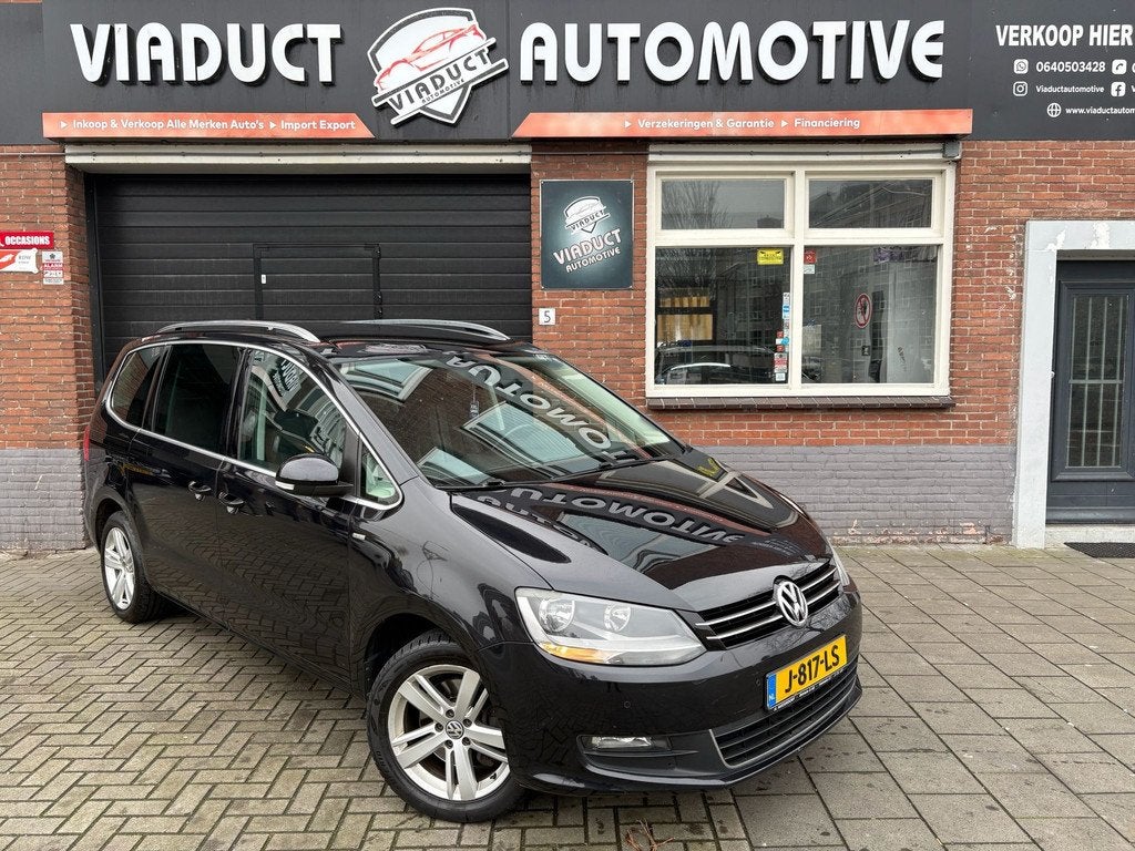 Volkswagen Sharan 1.4 TSI Highline 7p., Auto's, Volkswagen, Euro 5, Stof, 1800 kg, 4 cilinders