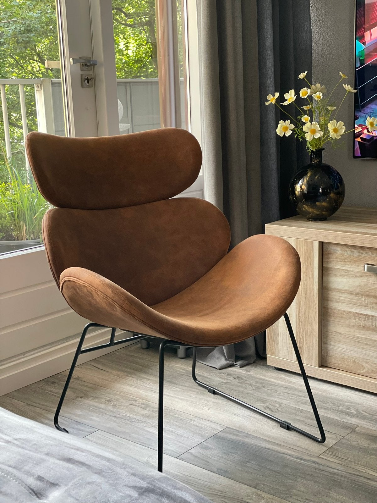 Mooie fauteuil, Ophalen, Zo goed als nieuw, 75 tot 100 cm, 50 tot 75 cm