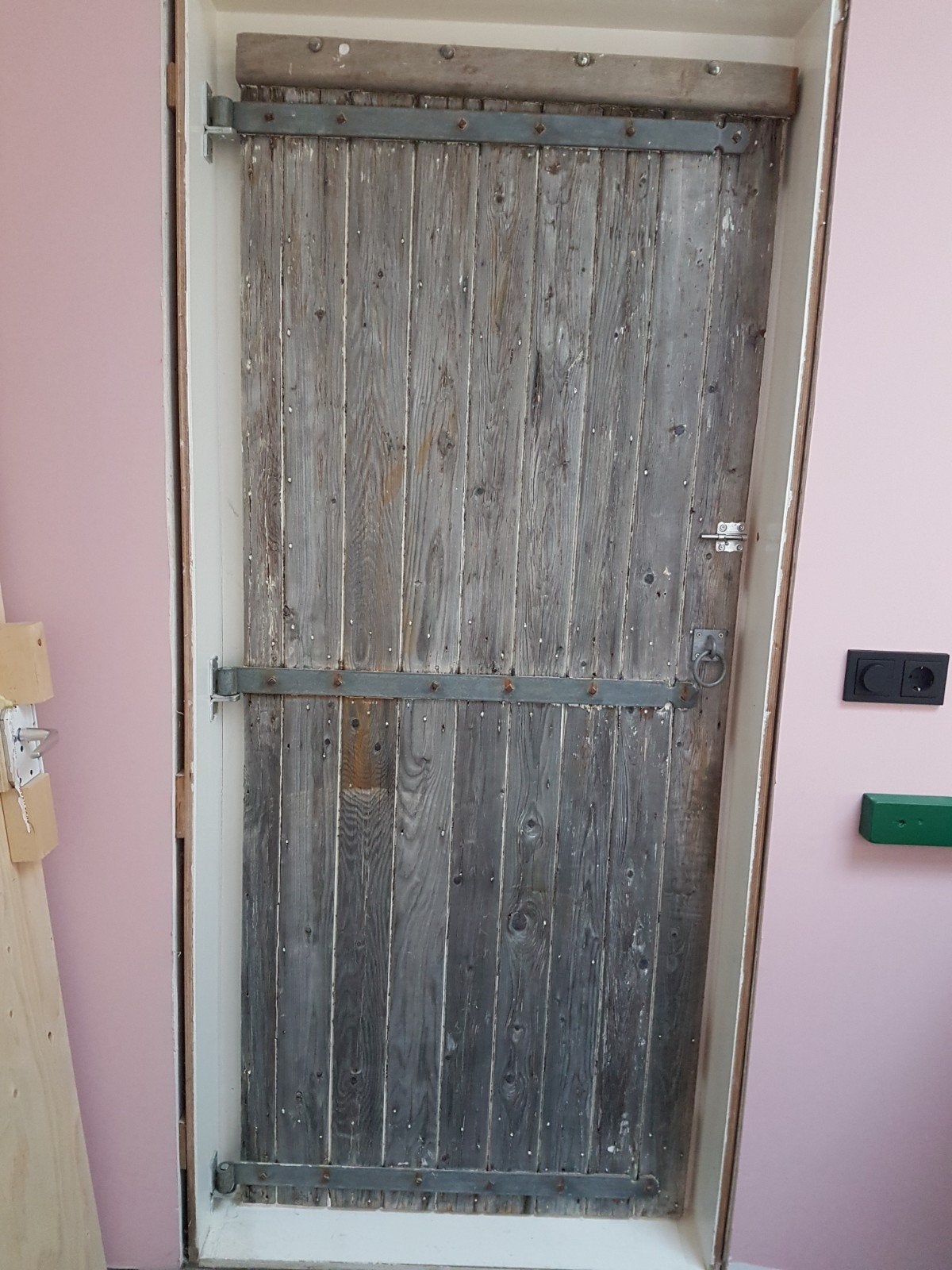 Originele staldeur, Doe-het-zelf en Verbouw, Deuren en Horren, Ophalen, Gebruikt, 80 tot 100 cm, Binnendeur