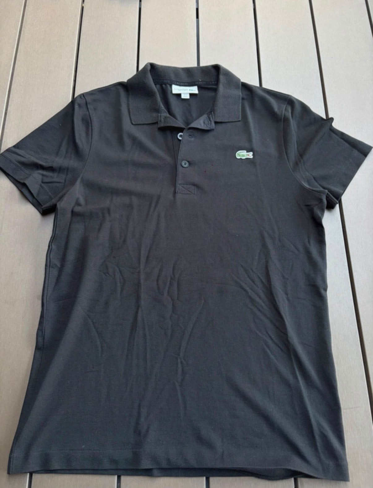 Lacoste Polo Shirt Zwart Maat S, Ophalen of Verzenden, Zo goed als nieuw, Maat 46 (S) of kleiner, Lacoste