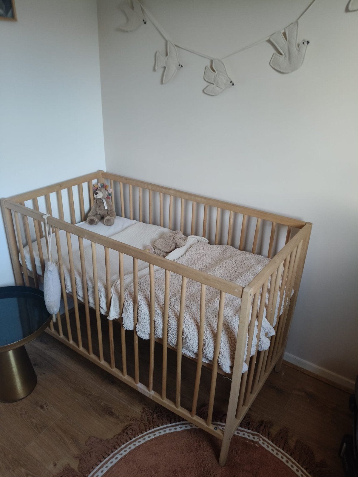 Ikea sniglar ledikantje 60x120, Ophalen, Zo goed als nieuw, Ledikant