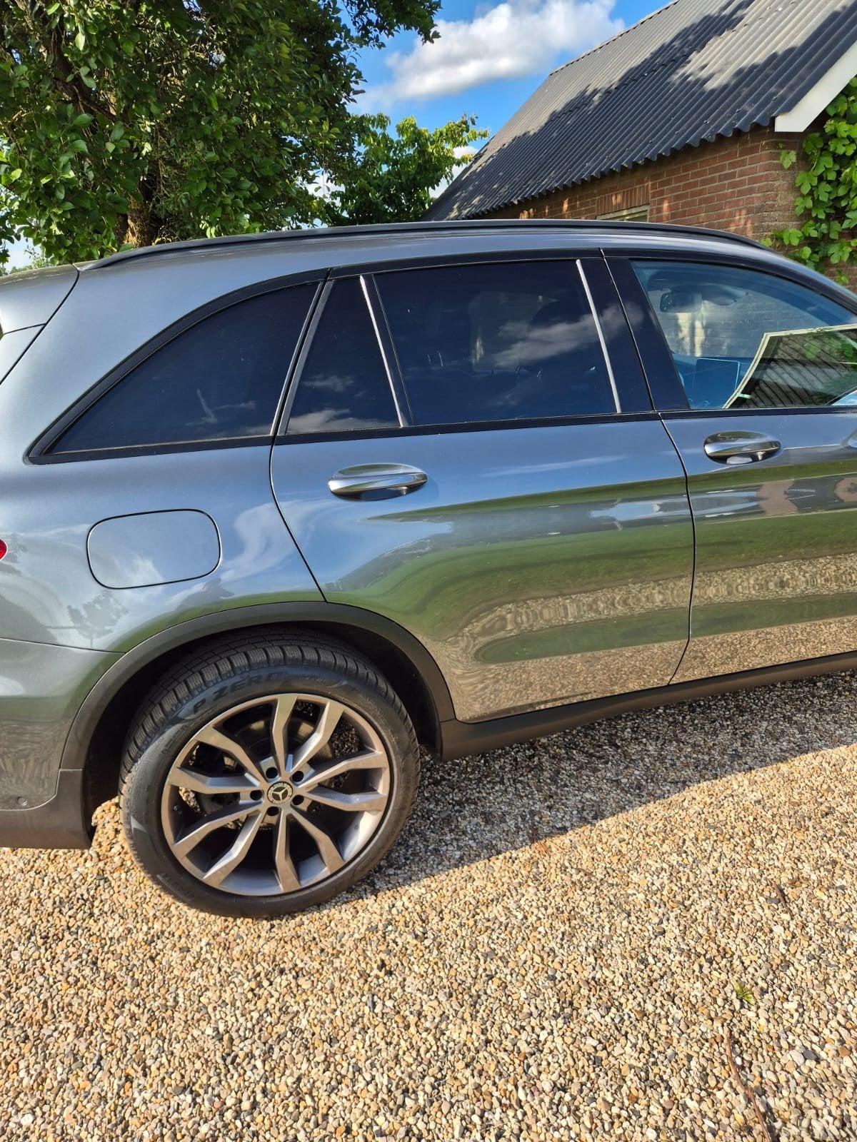 Mercedes-Benz GLC 350 d 258pk 4MATIC 9G-TRONIC 2018 Grijs, Auto's, Mercedes-Benz, Zwart, 258 pk, GLC, Diesel