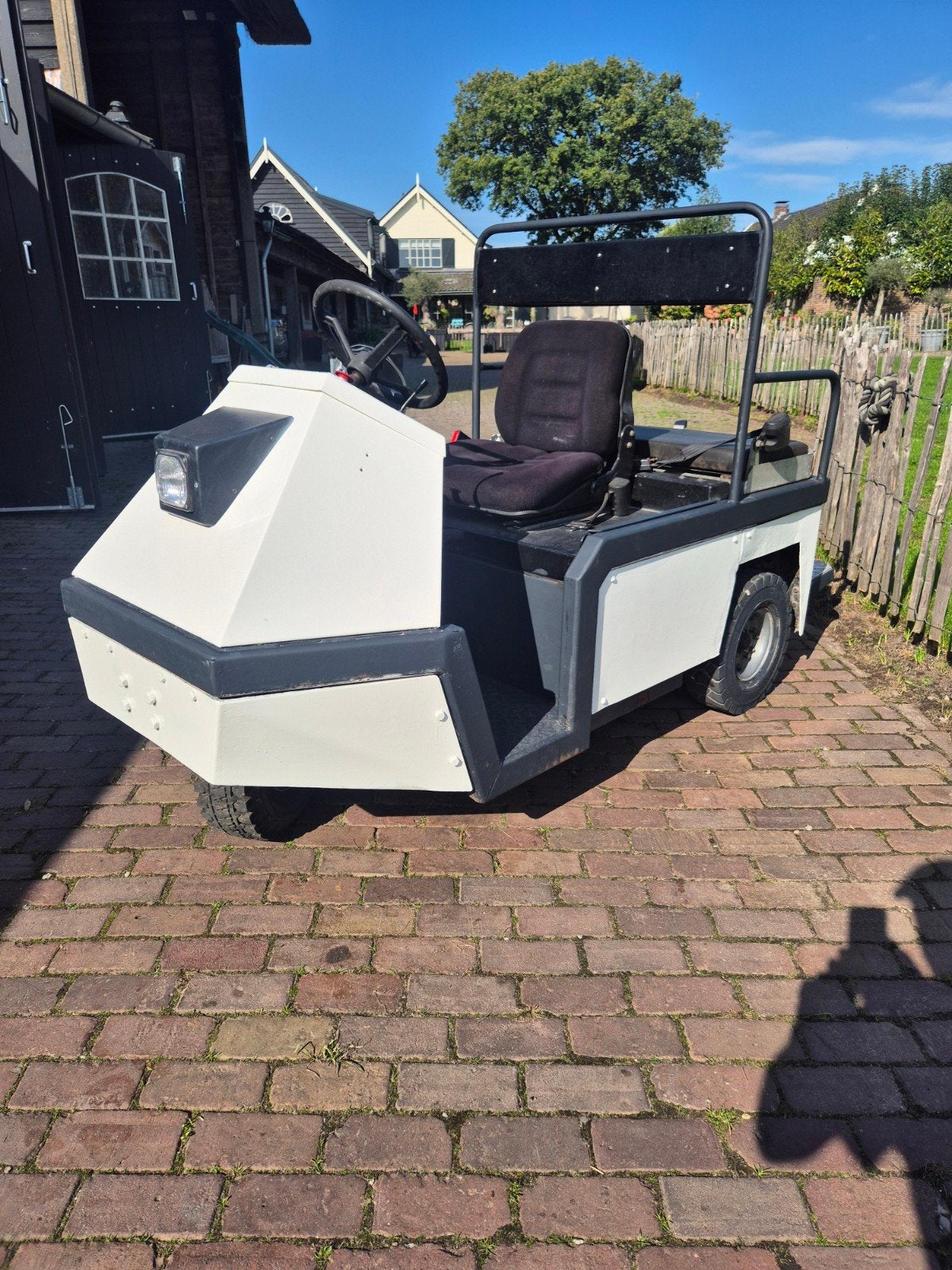 tuintrekker veilingtrekker elektrotrekker spijkstaal, Ophalen