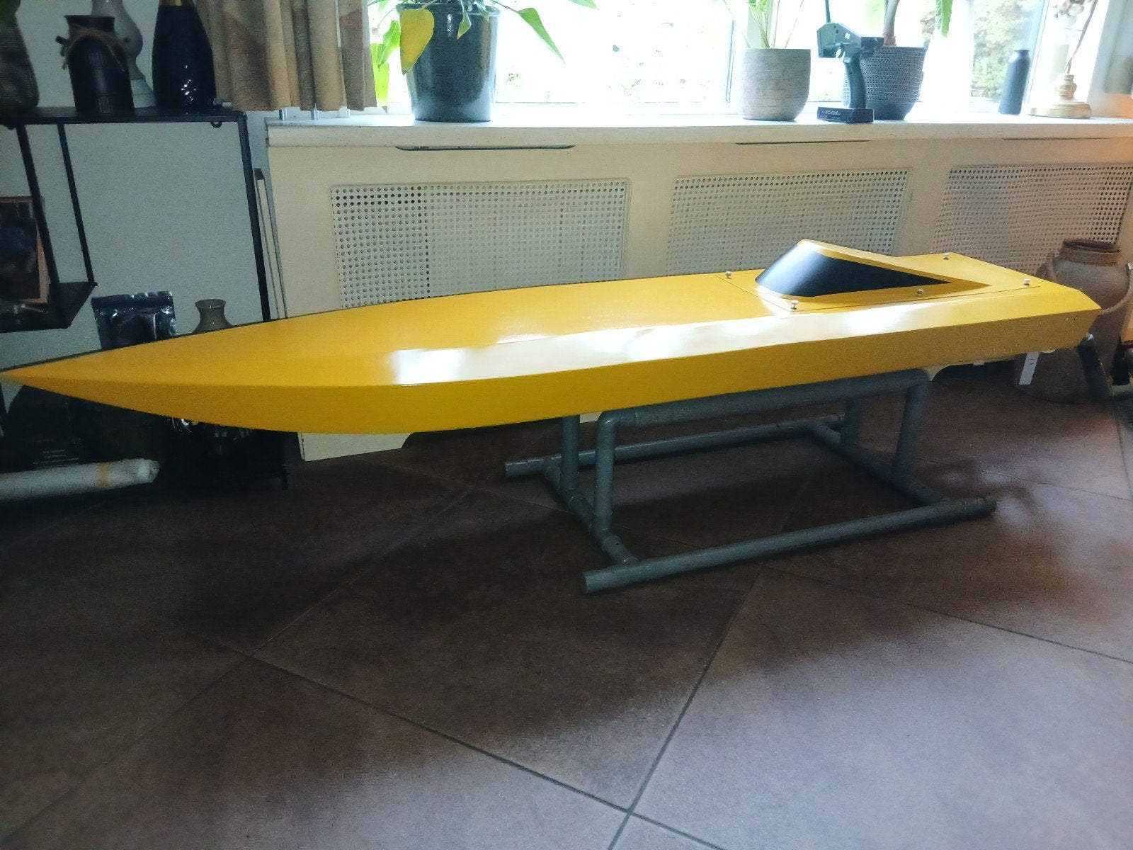 RC Speedboot - Gele Raceboot met Krachtige Motor, Ophalen