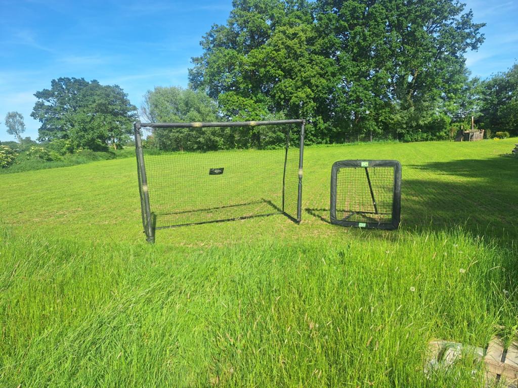 Voetbal goal met bouncer, Ophalen of Verzenden, Gebruikt, Overige typen